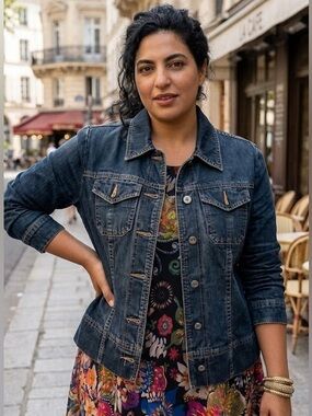 G by Guess Indigo Blue Denim Jean Jacket